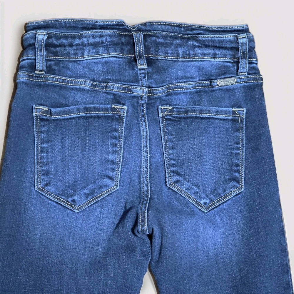 KanCan High Rise Sculpting Jeans Button Fly Dark Wash Stretch Womens 27 VBK1767S - Picture 7 of 15